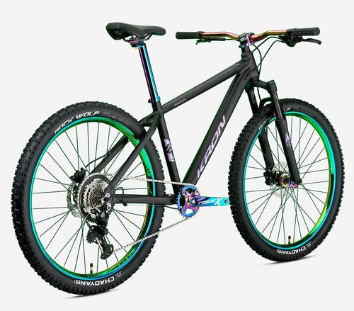 Kron Rebel Rainbow 27.5 Jant H.Disk Fren Dağ Bisikleti-2026 - Mat Siyah-Raınbow