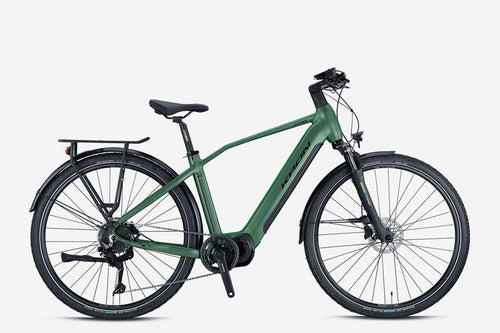 Kron Zeon 28" Elektrikli Şehir Bisikleti –  Mat Yeşil (Siyah)