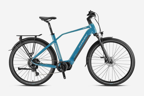 Kron Zeon 28" Elektrikli Şehir Bisikleti –  Mavi (Bej)