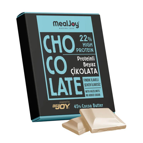 Mealjoy Protein Chocolate 40g Beyaz Çikolata