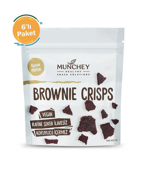 Munchey Brownie Crisps 6'lı Paket