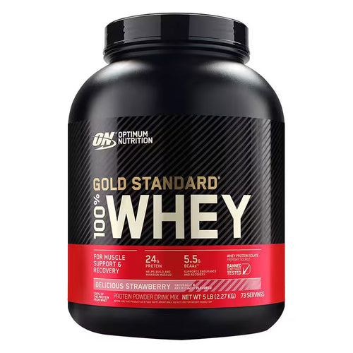 Optimum Nutrition Gold Standard Whey Protein Tozu Çilek Aromalı (2.27 kg 73 Servis)