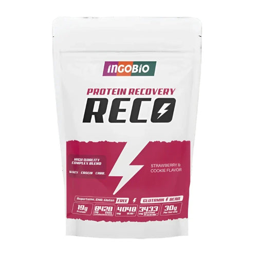 Ingobio Reco Çilek ve Kurabiye Aromalı Whey Protein (510g)