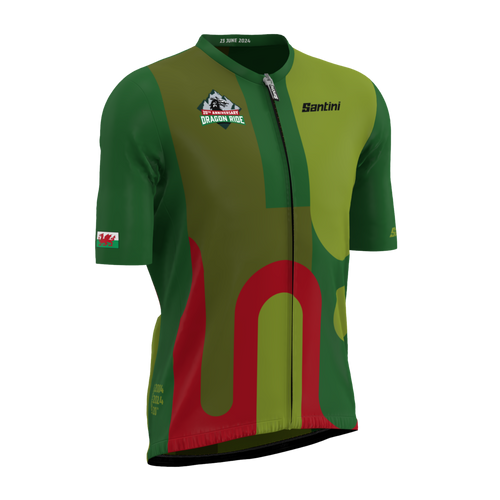 Santini 20ᵗʰ Anniversary Dragon Ride Bisiklet Forması GF94075C24DRA