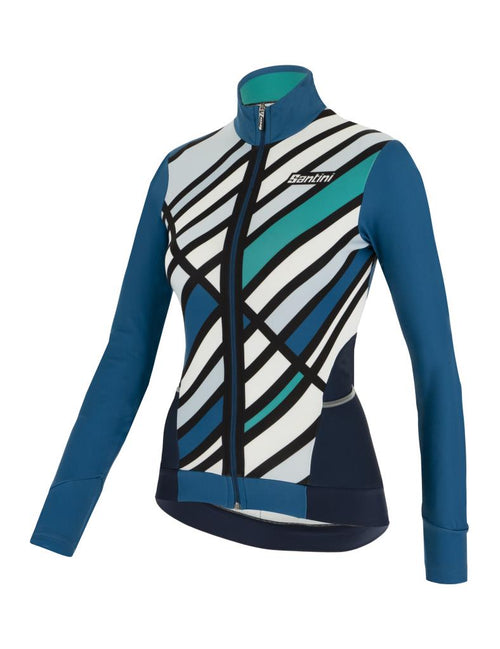 Santini Coral Raggio Qadınlar üçün Qış Velosiped Forması 1W216175CORALRAGG 