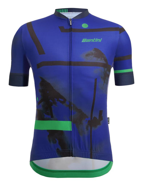 Santini Delta Berg Unisex Velosiped Forması 3S94275RDELTABERG BLU Nautica