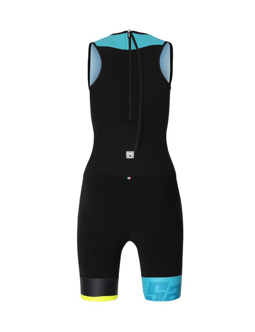 Santini GTR REDUX S9 Lady Body Triatlon Qadın Qolsuz Trikotu S9771GTRREDUX