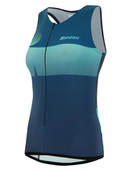 Santini Ironman Audax Design Tritop For Lady Women's Triathlon Athlete 9I6500AUDAX