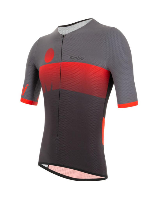 Santini Ironman Audax Triathlon Jersey Red 9I63SS00AUDAX