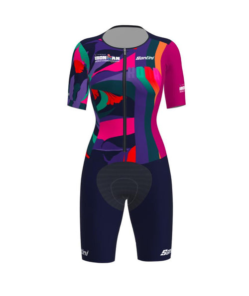 Santini Ironman Kona Hawaii Xüsusi Buraxılış Qadın Üçkostyumu 3I780LIMGVPR2KONA 