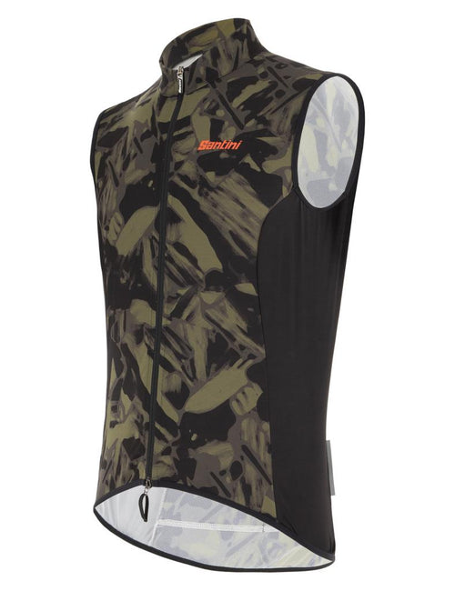 Santini Nebula Gravel Wind Vest Erkek Rüzgarlık Yelek 0M54275NEBULGRAV