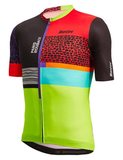 Santini PARIS ROUBAIX FORGER DES HEROES Kadın Bisiklet Forması RE94075C22PRFDH