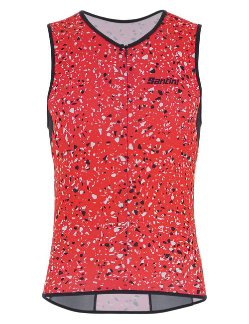 Santini Sleek Pietra Tri Top Sleveless Kişi Triatlon Topu 1T6300SLEEKPIET