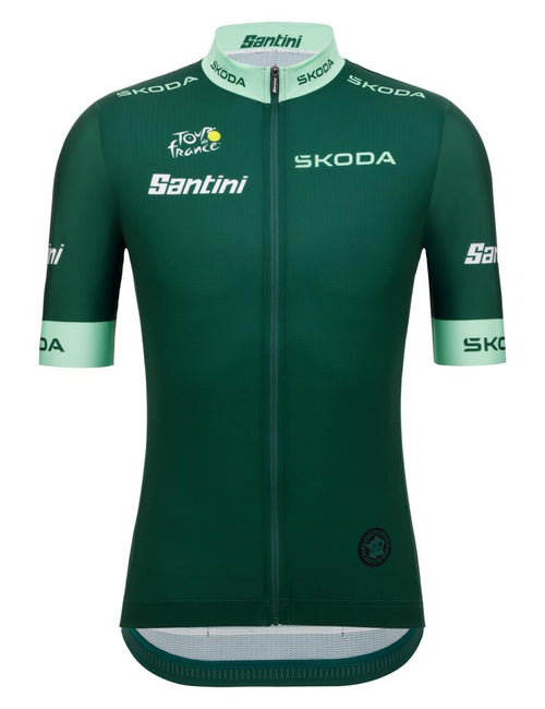 Santini Tour De France Ən Yaxşı Sprinter Cycling Jersey TF94075R23TDFPNT