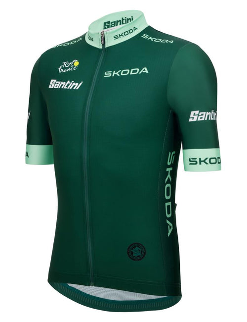 Santini Tour De France Ən Yaxşı Sprinter Cycling Jersey TF94075R23TDFPNT