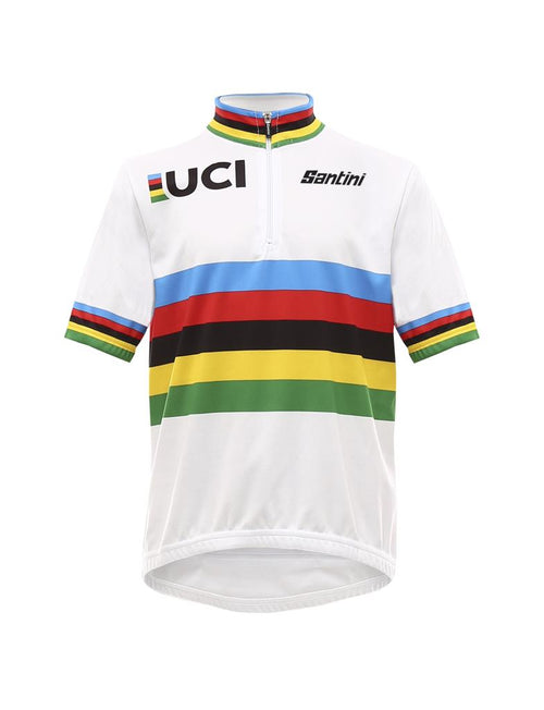 Santini UCI World Champion Özel Seri Çocuk Bisiklet Forması RE942B14WC