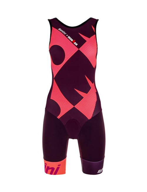 Santini X Ironman Plus Size Women's Trisuit Towergelpad 9I776IMGCUPIO 