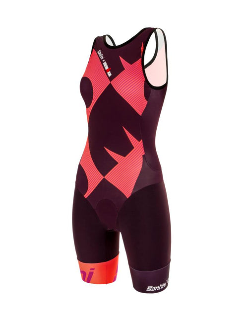 Santini X Ironman Plus Size Women's Trisuit Towergelpad 9I776IMGCUPIO 