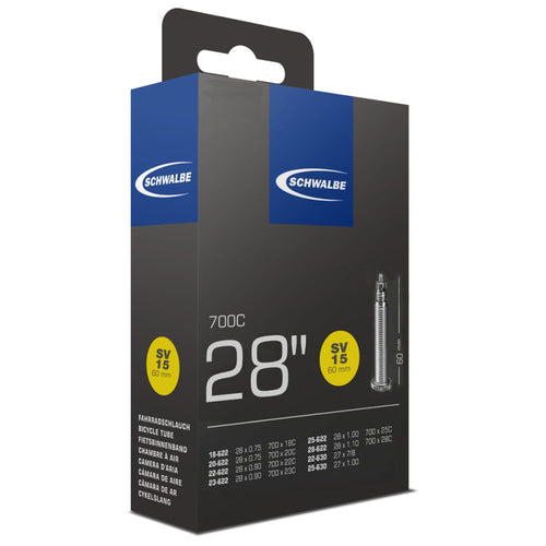 Schwalbe Uzun İncə Klapanlı Daxili Boru SV15 60mm 