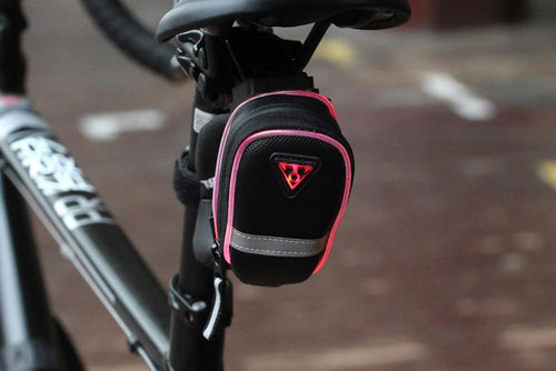 Topeak Aero Wedge IGlow LED işıqlı yəhər çantası 0.5L Kiçik TIG-AW02