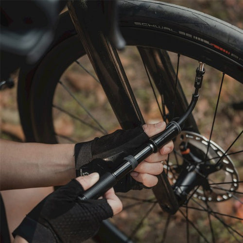 Topeak RaceRocket HP Mini Gold Velosiped Nasosu SmartHead Konnektoru 