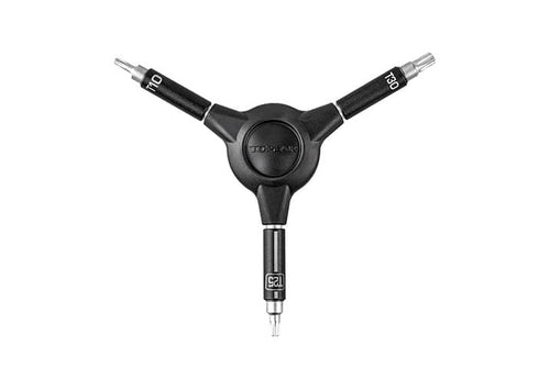 Topeak YTorx Top Head T Wrench, T10/T25/T30 Sürətli Mufta ilə 