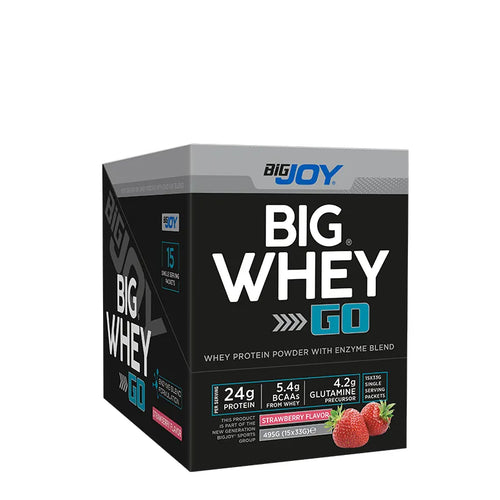 Bigjoy BIGWHEYGO Whey Protein 15 Servis Çilek
