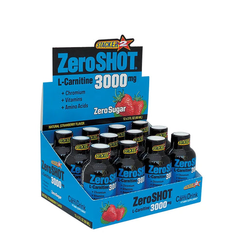 ZeroSHOT 3000mg 60ml x 12 Adet Çilek